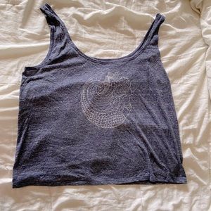 blue mermaid tank top
